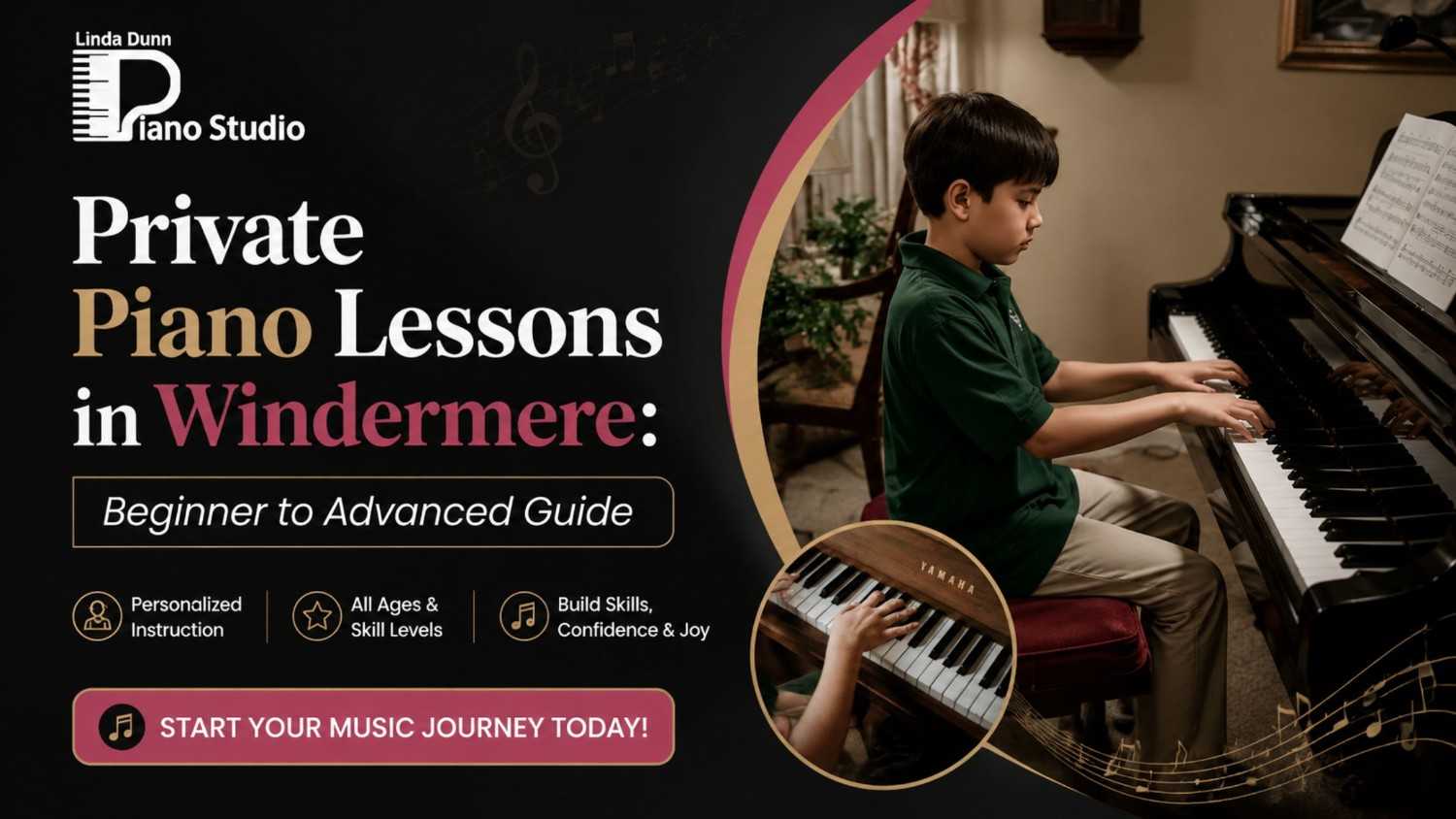 Private piano lessons in Windermere